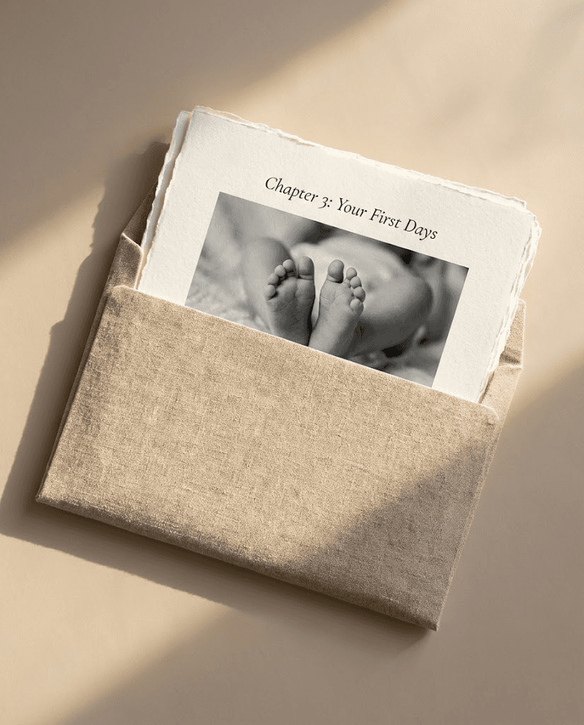 Monthly arrival: envelope with printed pages
